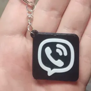 NFC Keychain with Viber Logo