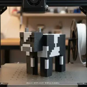 Minecraft cow