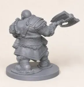 Dwarven Axe Captain for DnD - Magic Series