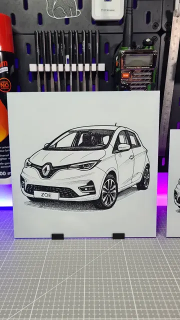 Renault Zoe 2 - Hueforge - 3 Colors — Image 3 of 5