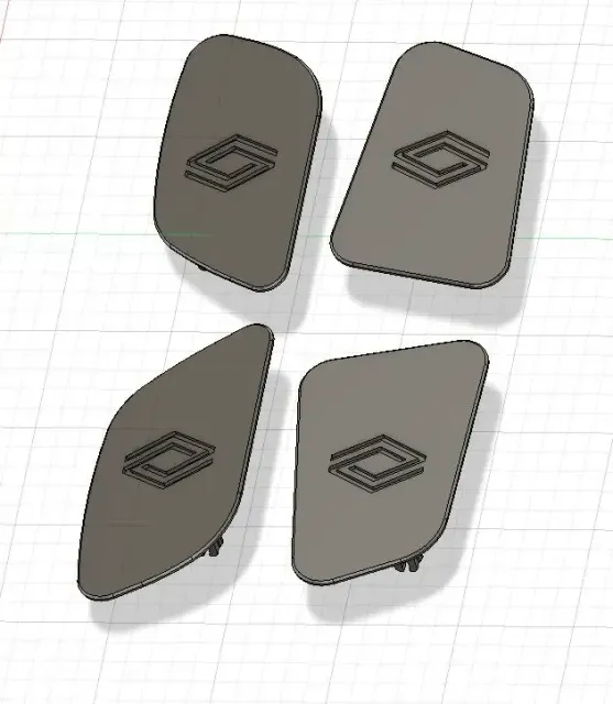Renault Scenic 3 Air Vent Deflector Covers