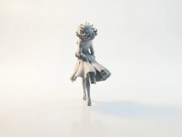 Business Lady Figurine Female Figure 3D Printable — Фото 2 из 4