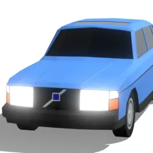 volvo 240 by yokatann (frm sketchfab)