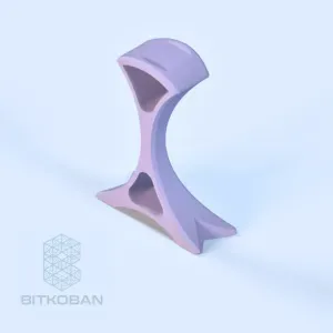 Desk Headphone Stand – Print Ready & Supportless