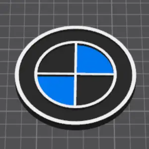 Blank BMW Badge