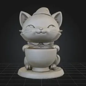 Halloween : Cat Candy Bowl Holder