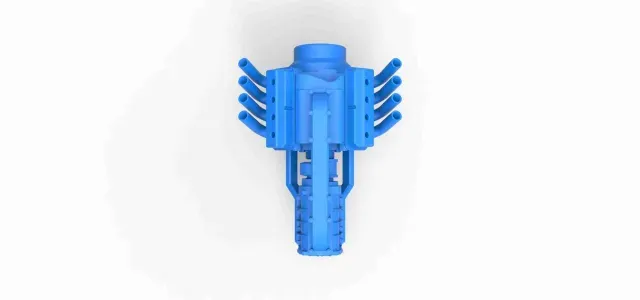 Engine V8 for vintage dragster Version 3 Scale 1:25 — Фото 5 из 9