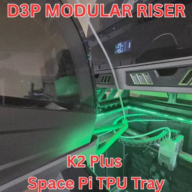 K2 Plus Space Pi TPU tray for D3P Riser — Фото 7 из 9
