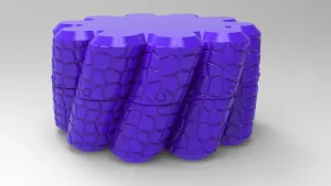 ORGANIZER USING THE SPIRAL VASE METHOD