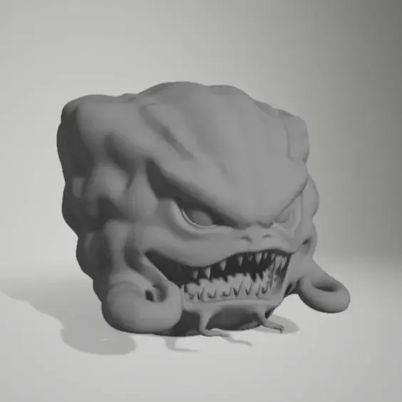 TMNT Krang Realistic Statue Figure