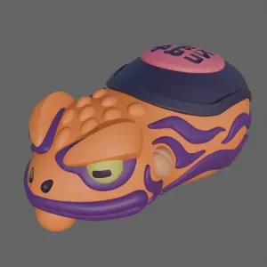 Soft Frog Fishing Rubber Lure Mold Gamakichi Naruto Fan Art