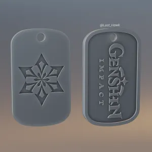 Cryo dogtag Genshin Impact