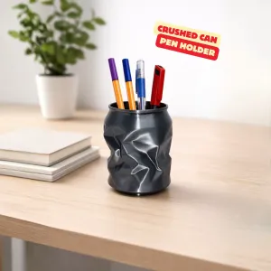 CRUSHED CAN – PEN HOLDER / MODERN STORAGE FOR PENS