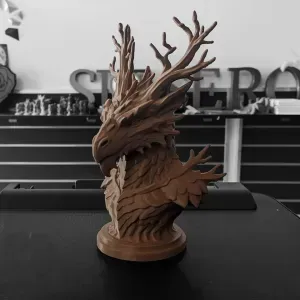Woodland Dragon Bust