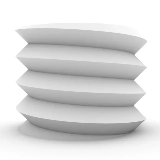 Spiral Flower Plant Pot - Vase mode model