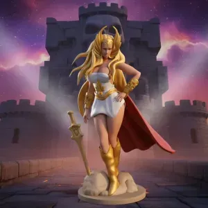 Shera - Movie - Serie He-man By Scanner 3d Creality Raptor