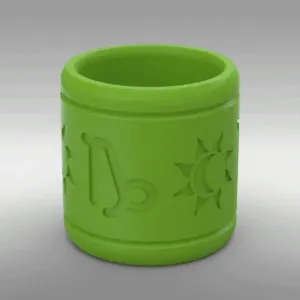 Napkin ring / Zodiac signs / Capricorn