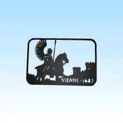 Wallart tribute to Winged Hussard at Vienna 1683