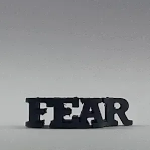 Text Flip: Fear - Ghost