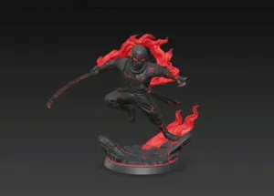 Crimson Lava Warrior