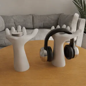 Hand-Shaped 3D Holder – STL File for Headphones Candles
