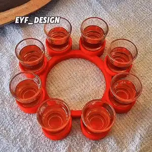 Cap Gun Shot Glass Tray: A Blast from the Past