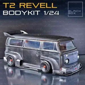 T2 Bus Bodykit for Revell modelkit 1-24th scale