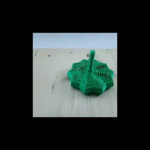 Decagonal Star Fractal Fidget with Handle