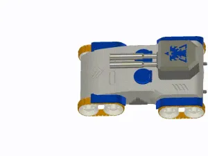 Tanks in StarCraft games-Fully 3D printed