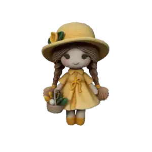 knitting baby model