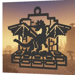 Minecraft Ender Dragon - Wall Art - Gamer Decor