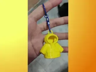 Tiny Raincoat Charm