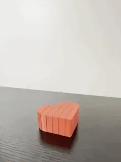 Sliding Heart Pixel Fidget
