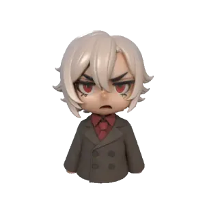arlecchino chibi