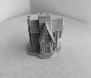 Medieval building miniature 005