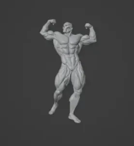 Skull Muscle Man