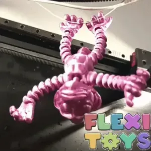 FUNNY FLEXI PRINT-IN-PLACE MONKEY