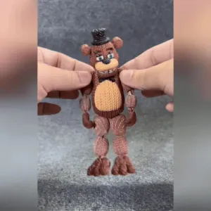 Freddy Fazbear Flexi Knitted - Crochet - Articulated