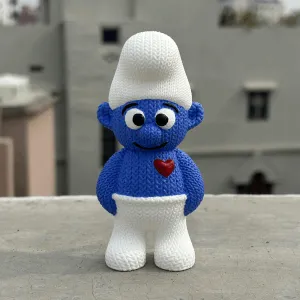 Knitted Smurf