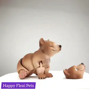 Bear the articulated flexi toy