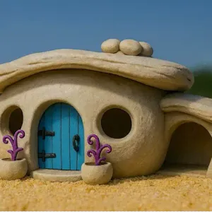 The Flintstones Style Pet House