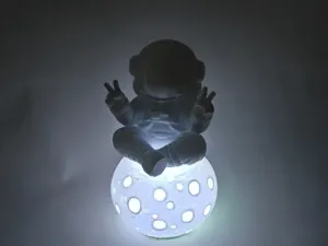 Astronaut Moon Ornament & Night Light