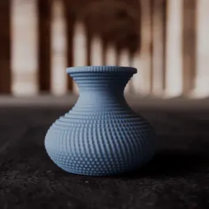 Pixel Vase V7 | Ribbed Neck Shape | Plant Pot | Plantar
