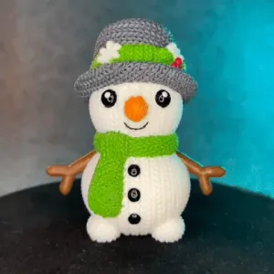 Snowman Crochet - Knitted - STL & 3mf Multicolor