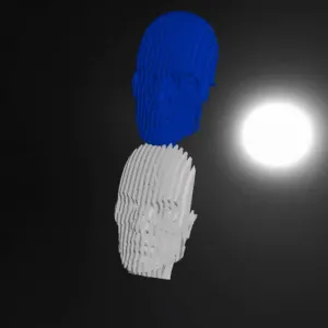 Captain America Dual Layer Head
