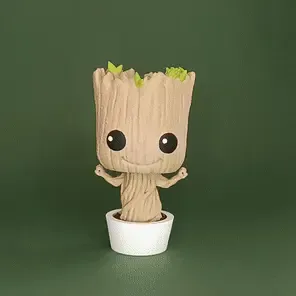 Baby Groot FunkoPop Bobblehead | STL + 3MF (Colored Version)