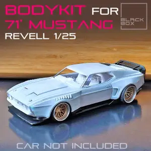 Bodykit FOR MUSTANG 71 Revell 1-25th Modelkit