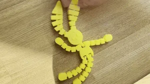 Articulated flexible rabbit