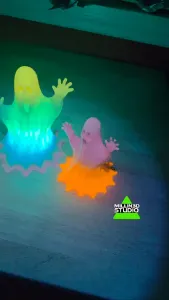 Halloween Glow in the Dark Ghost Lamp