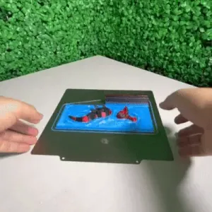 POKEMON KROOKODILE SWIMMING IN WATER - STL & 3MF MULTICOLOR